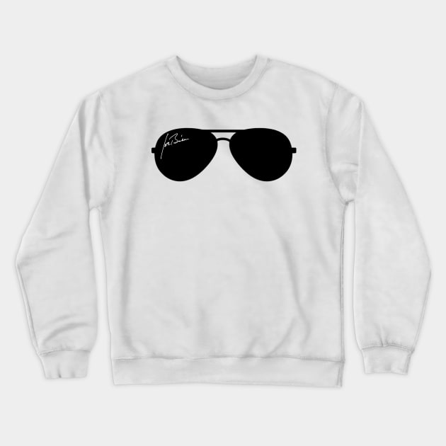 Joe Biden Signature Sunglasses Crewneck Sweatshirt by skittlemypony